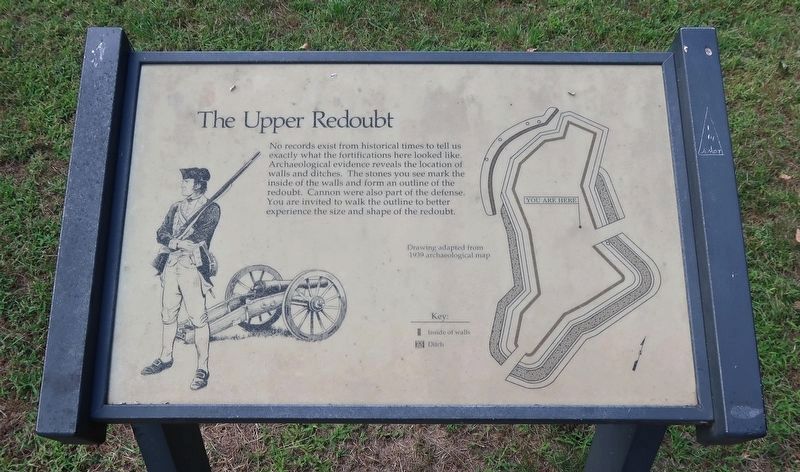 The Upper Redoubt Marker image. Click for full size.