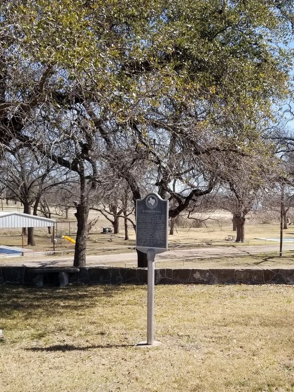 The Captain J.J. Cureton, C.S.A. Marker in the Katy Park image. Click for full size.