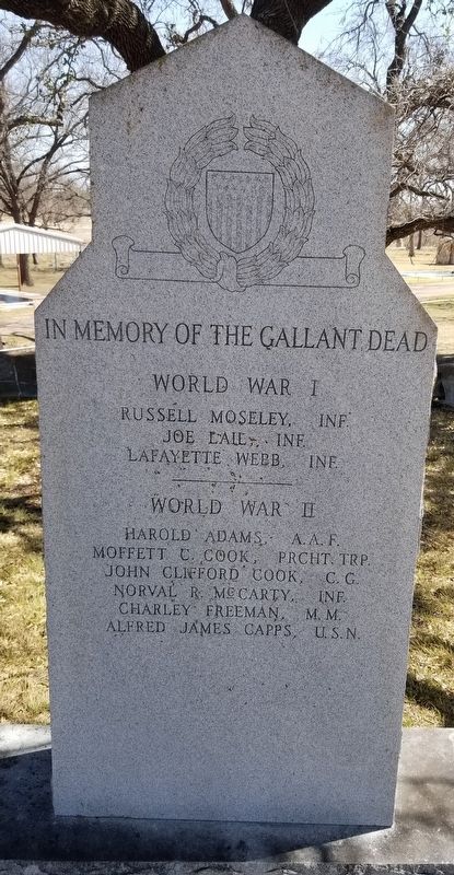 In Memory of the Gallant Dead Marker image. Click for full size.