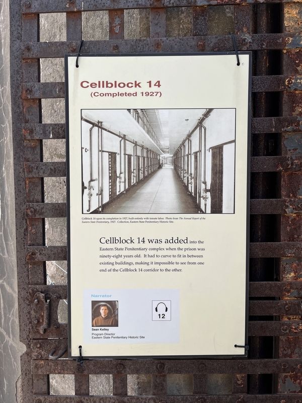 Cellblock 14 Marker image. Click for full size.