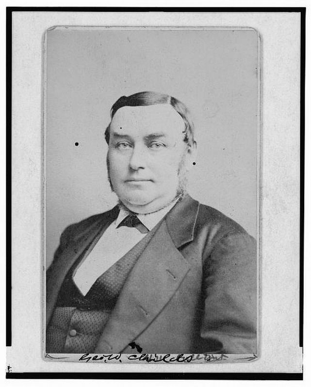 George W. Childs (1829-1894) image. Click for full size.