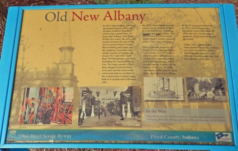 Old New Albany Marker image. Click for full size.