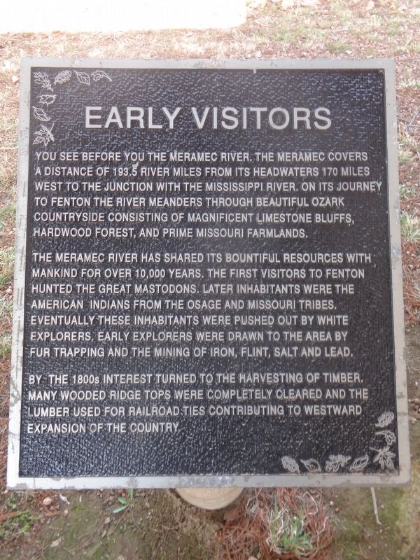 Early Visitors Marker image. Click for full size.