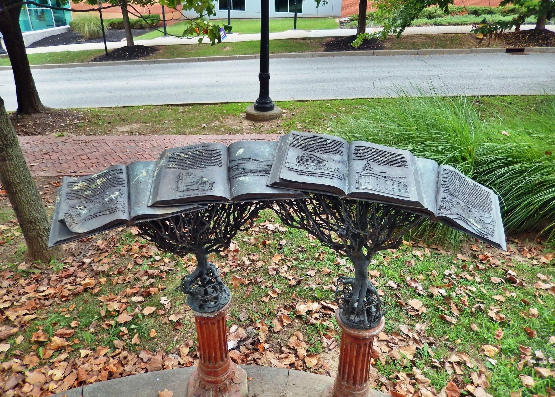 Founding of New Albany Marker/Sculpture image. Click for full size.