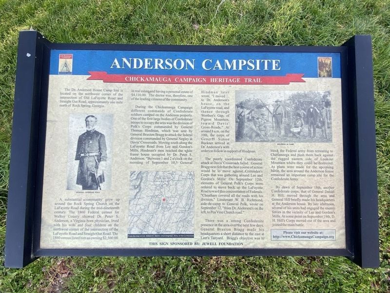 Anderson Campsite Marker image. Click for full size.