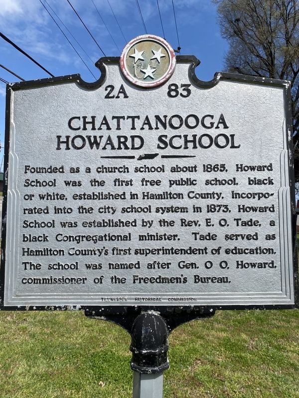 Chattanooga Howard School Marker image. Click for full size.
