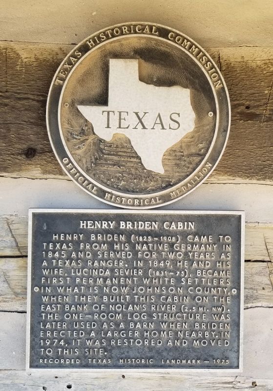 Henry Briden Cabin Marker image. Click for full size.