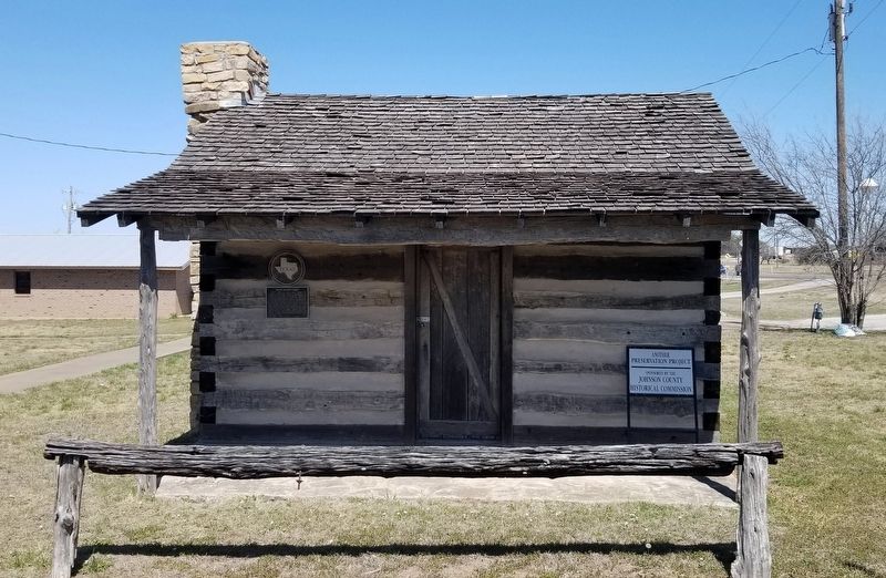 The Henry Briden Cabin and Marker image. Click for full size.