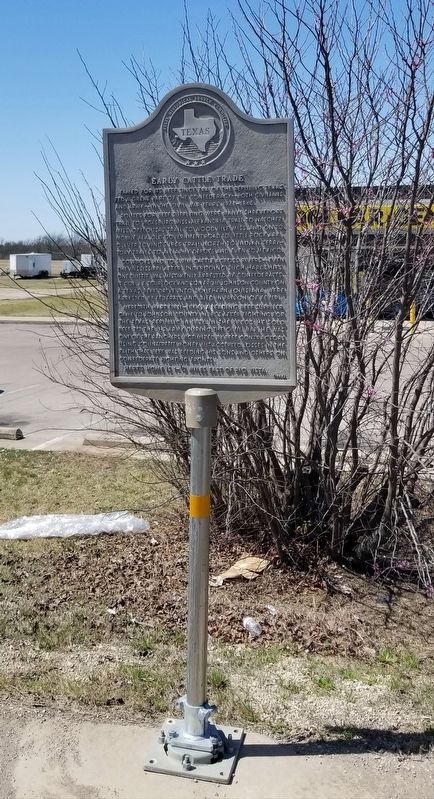 The Early Cattle Trade Marker along the road image. Click for full size.