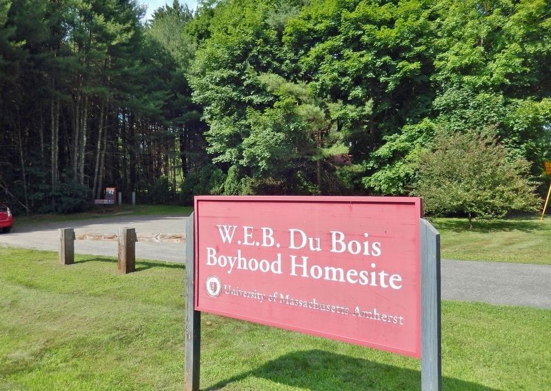 W.E.B. Du Bois Boyhood Homesite Parking image. Click for full size.