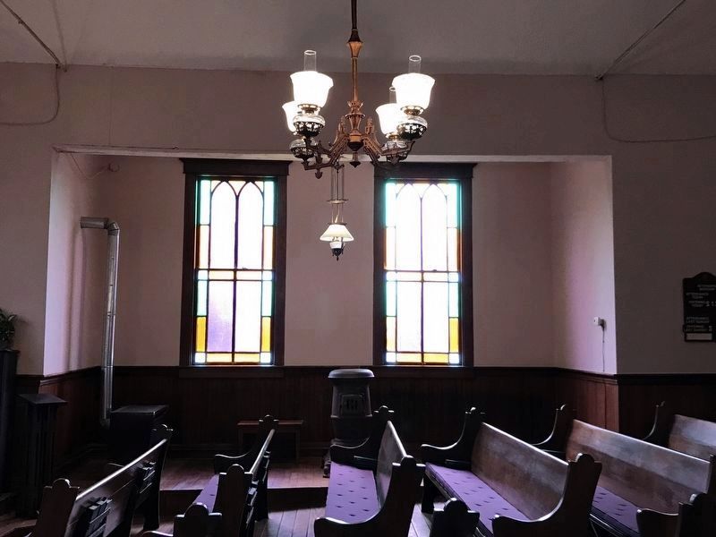 Interior of Ebenezer Cumberland Presbyterian Church image. Click for full size.