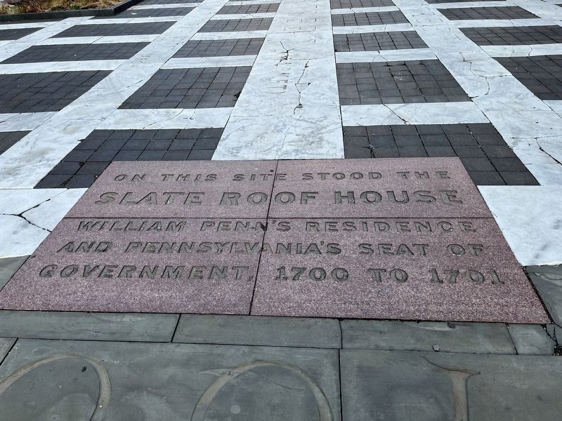 Slate Roof House Marker image. Click for full size.