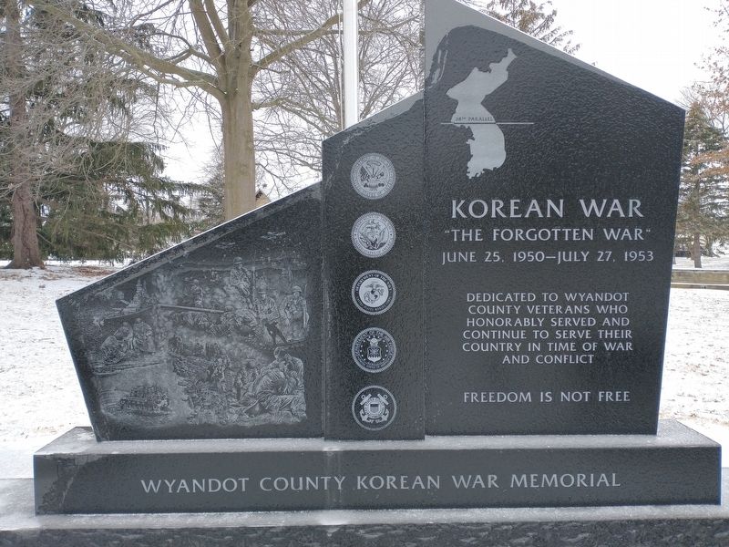 Wyandot County Korean War Memorial image. Click for full size.