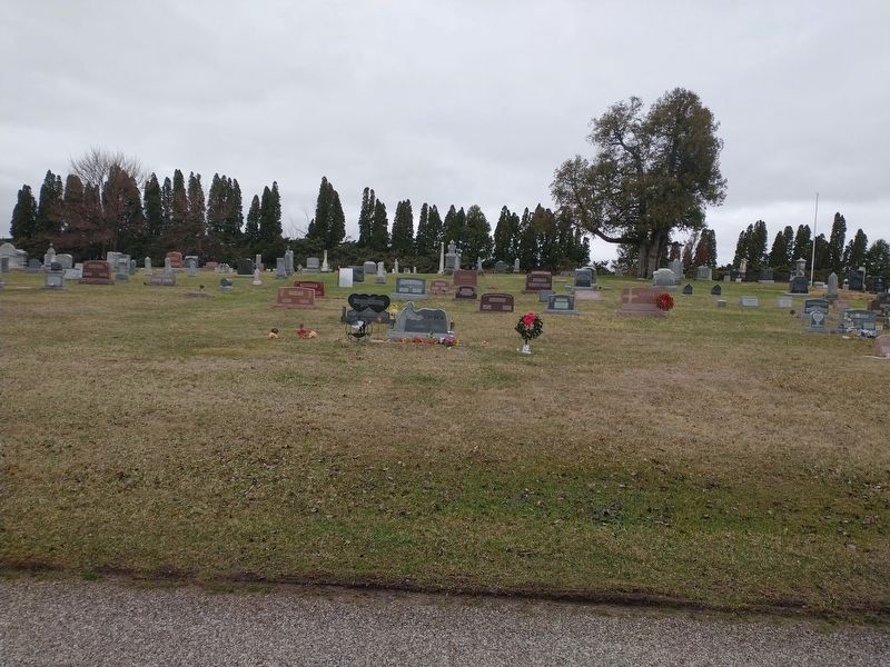 Olive Branch Cemetery Grounds image. Click for full size.