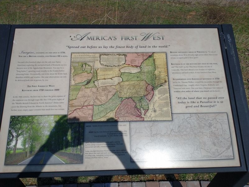 Americas First West Marker image. Click for full size.