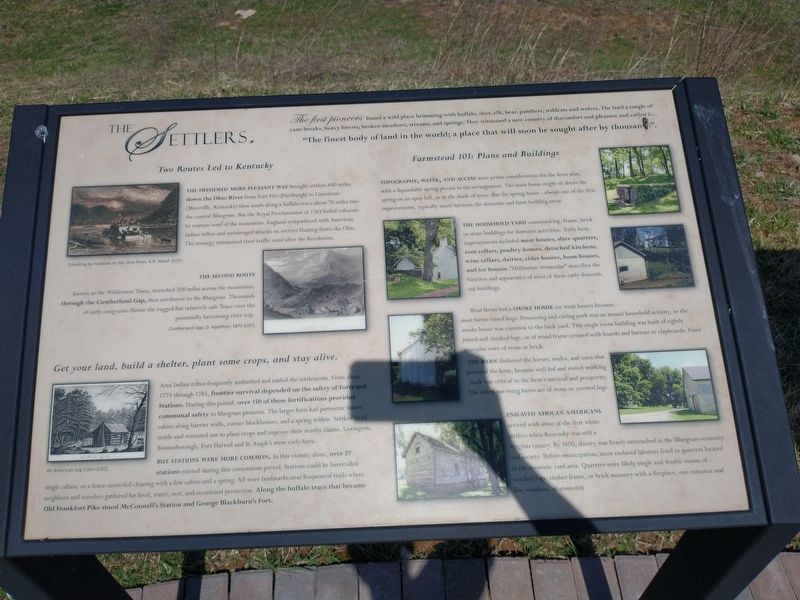 The Settlers Marker image. Click for full size.