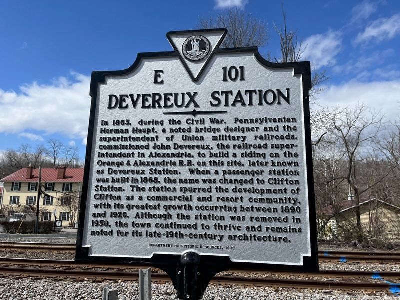 Devereux Station Marker image. Click for full size.