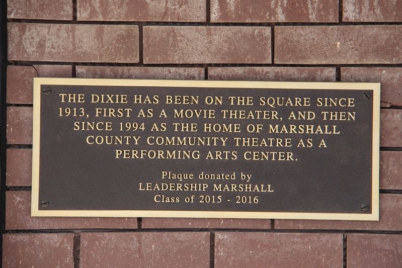 Dixie Theater Marker image. Click for full size.