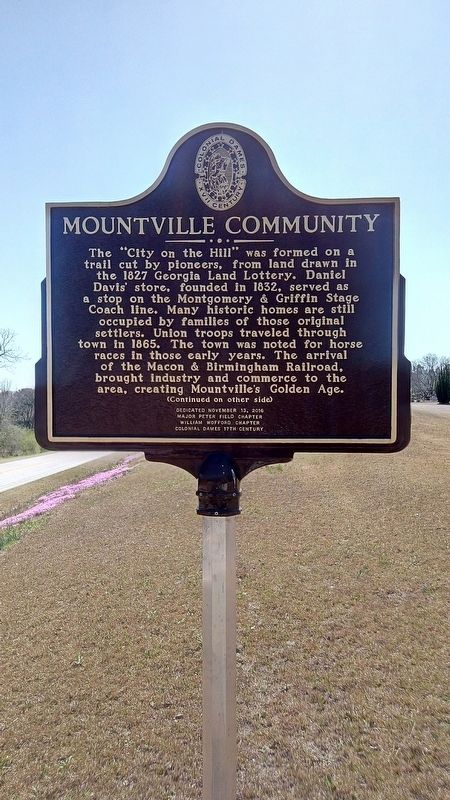 Mountville Community Marker image. Click for full size.