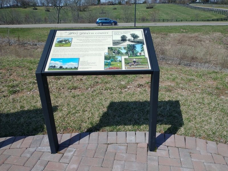 The West Fayette County Marker image. Click for full size.