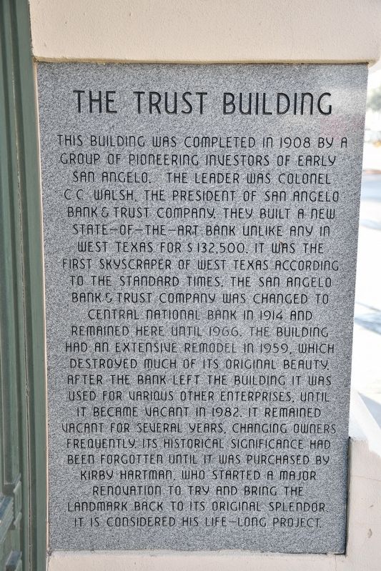 The Trust Building Marker image. Click for full size.