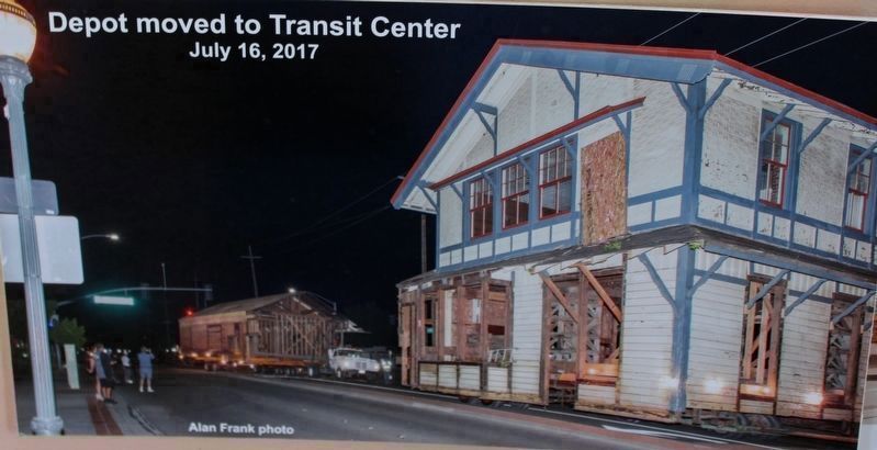 Photo of Depot Being Relocated image. Click for full size.