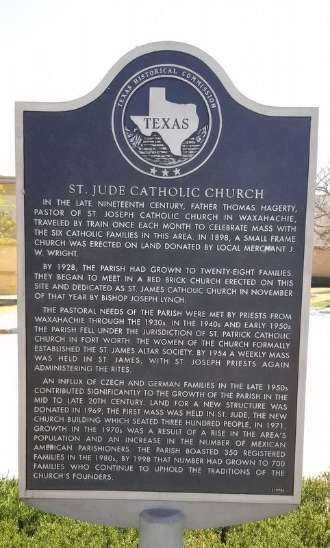 St. Jude Catholic Church Marker image. Click for full size.