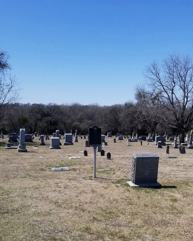 The Marker in the Mansfield City Cemetery image. Click for full size.