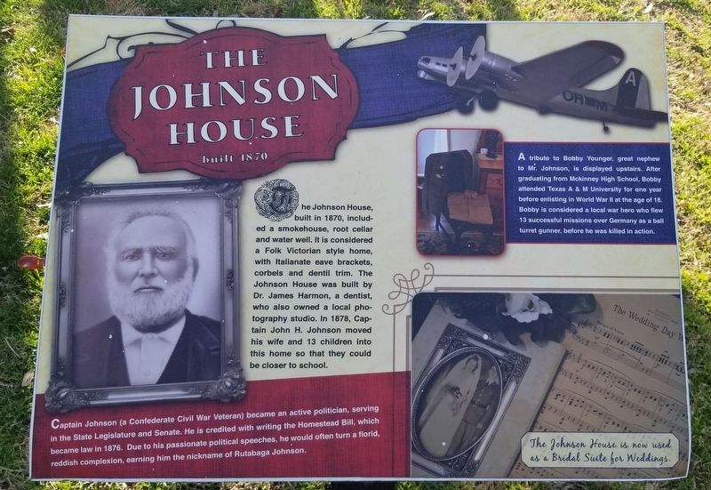 The Johnson House Marker image. Click for full size.