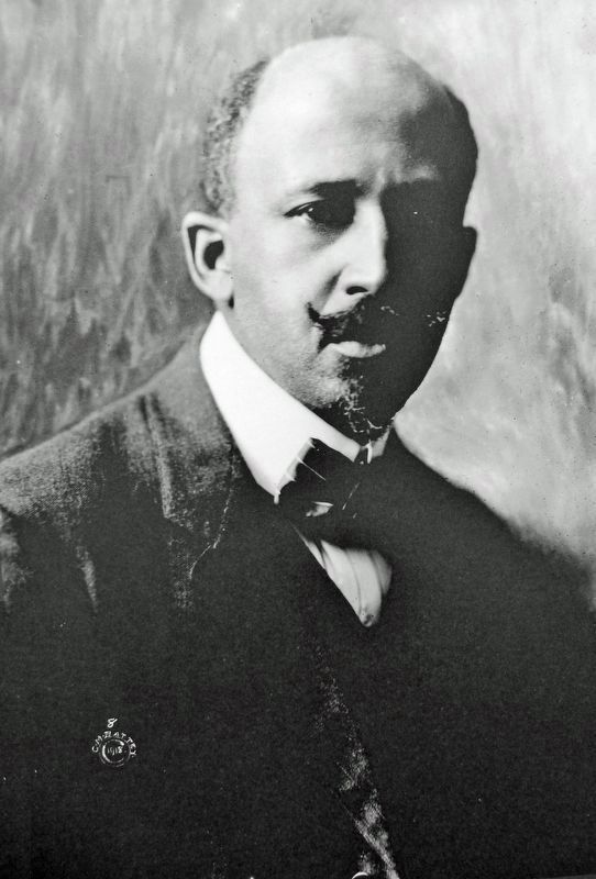 Marker detail: W.E.B. Du Bois<br>(1868-1963) image. Click for full size.