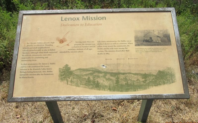 Lenox Mission Marker image. Click for full size.