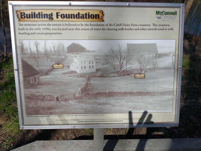 Building Foundation Marker image. Click for full size.