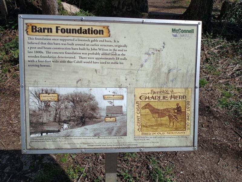 Barn Foundation Marker image. Click for full size.