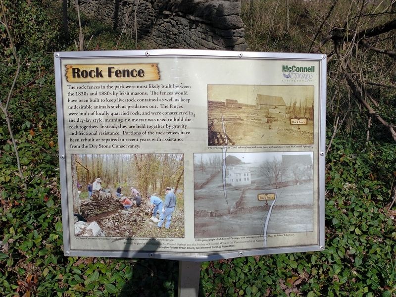 Rock Fence Marker image. Click for full size.