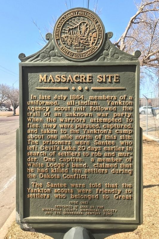 Massacre Site Marker image. Click for full size.