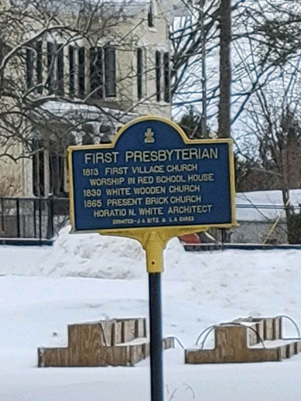 First Presbyterian Marker image. Click for full size.
