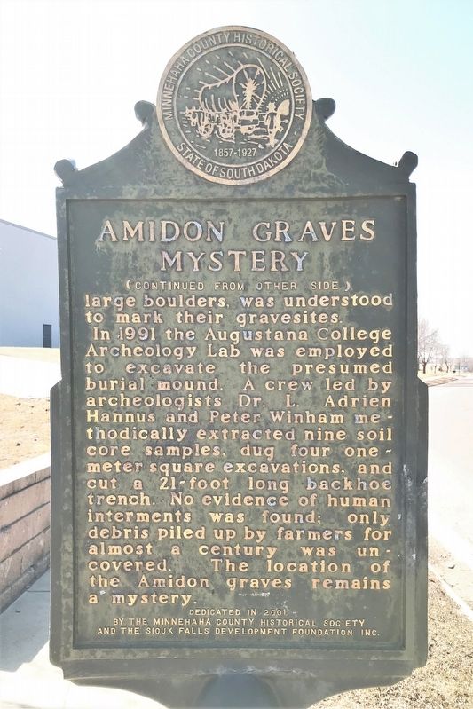 Amidon Graves Mystery Marker image. Click for full size.