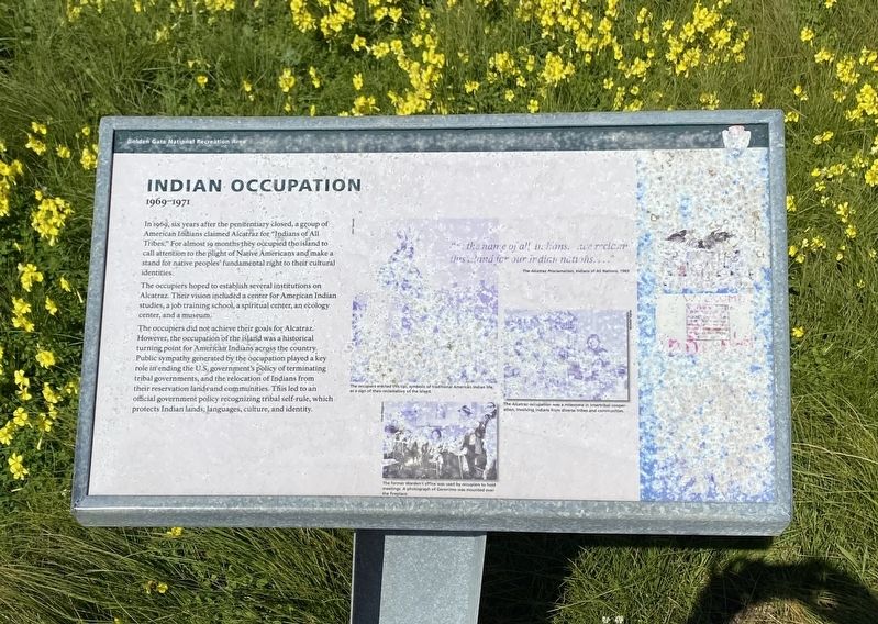 Indian Occupation Marker image. Click for full size.