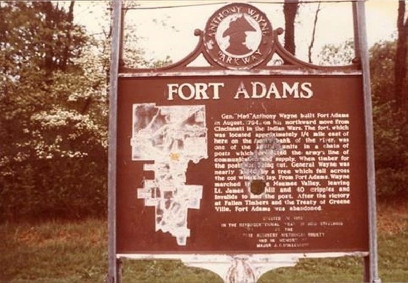 Fort Adams Marker image. Click for full size.