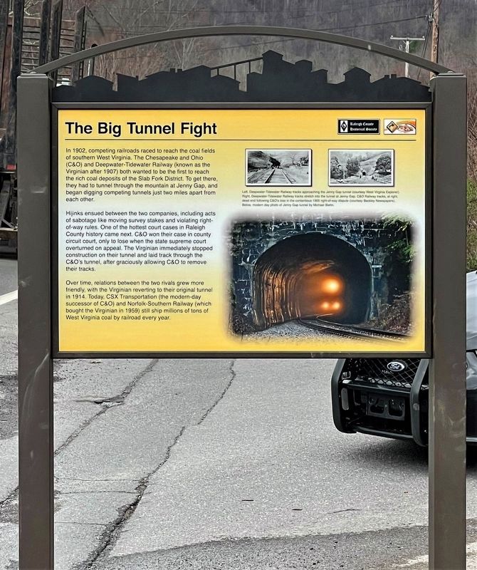 The Big Tunnel Fight Marker. Click for full size. The Big Tunnel Fight Marker image. Click for full size.