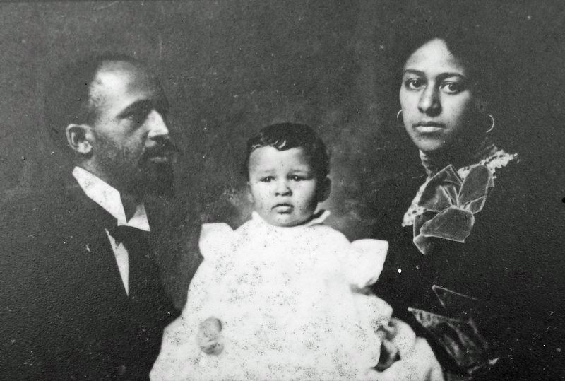 Marker detail: W.E.B. Du Bois Family image. Click for full size.