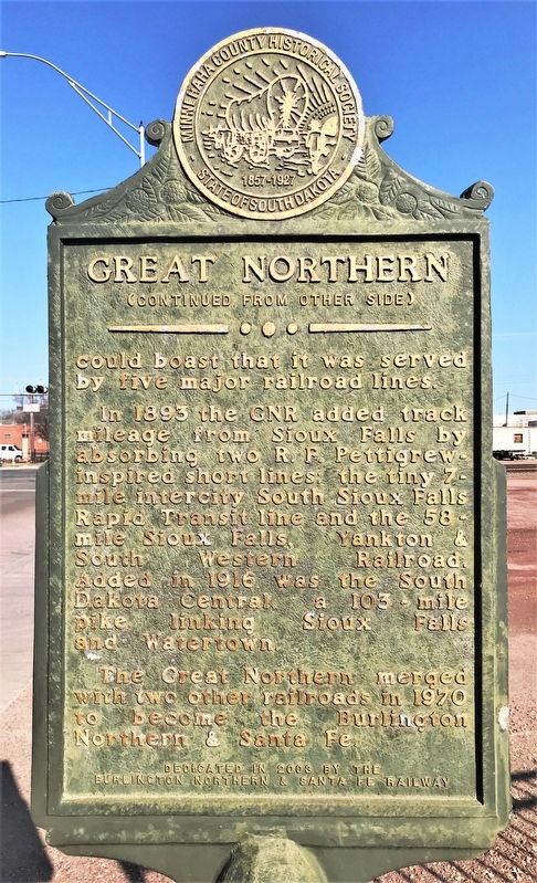 Great Northern Marker. Click for full size. Great Northern Marker image. Click for full size.