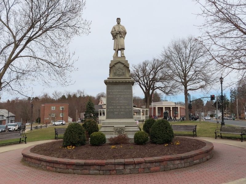 South Hadley Civil War Monument image. Click for full size.