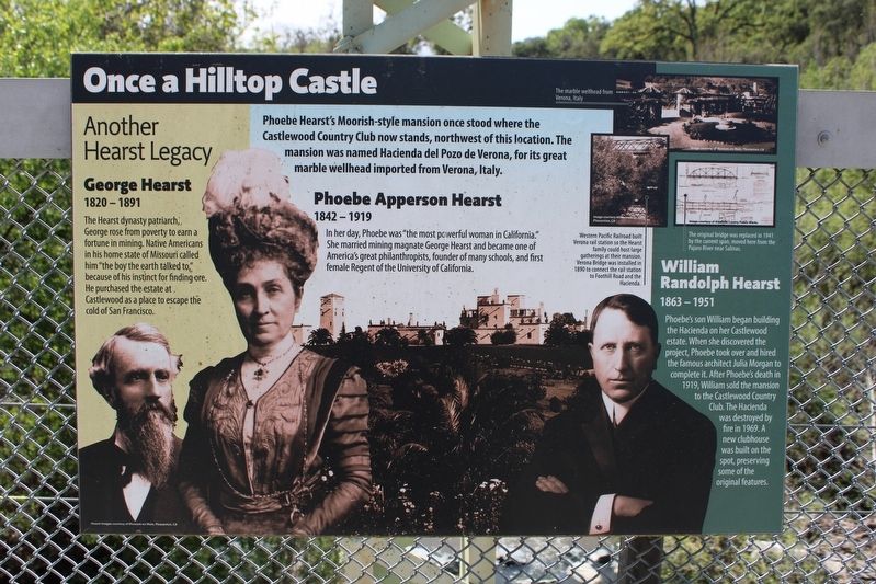 Once a Hilltop Castle Marker. Click for full size. Once a Hilltop Castle Marker image. Click for full size.