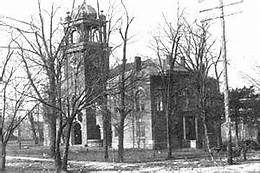 The 1905 Forsyth County Courthouse. Click for full size. The 1905 Forsyth County Courthouse image. Click for full size.