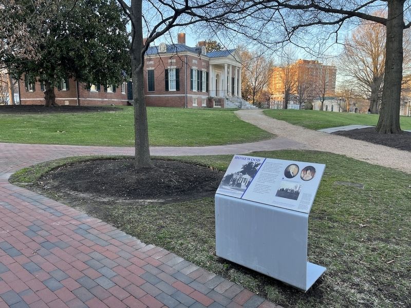 Homewood Marker with Homewood being visible in the background image. Click for full size.