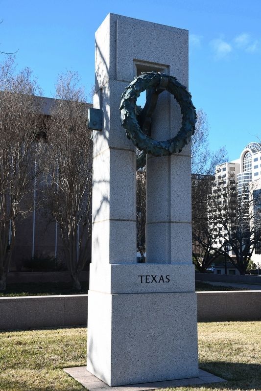 Texas World War II Memorial image. Click for full size.