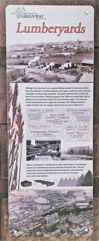 Lumberyards Marker image. Click for full size.