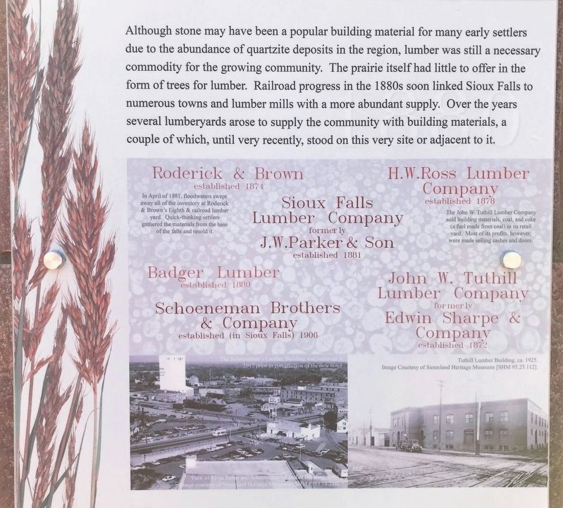 Lumberyards Marker image. Click for full size.