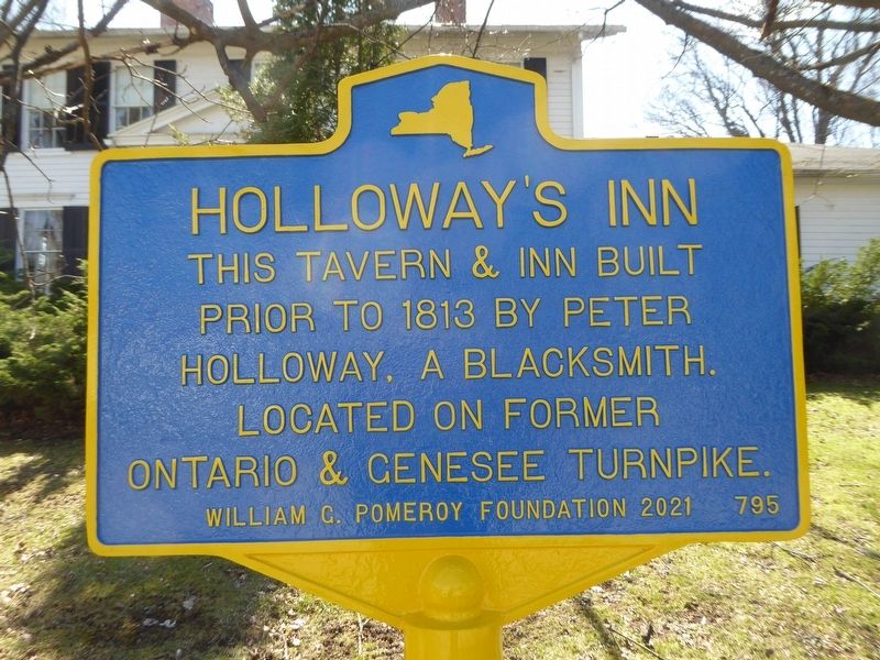 Holloway's Inn Marker image. Click for full size.